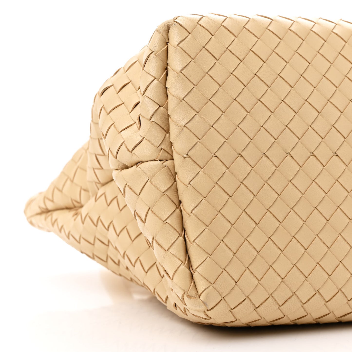 Nappa Intrecciato Snap Tote Porridge