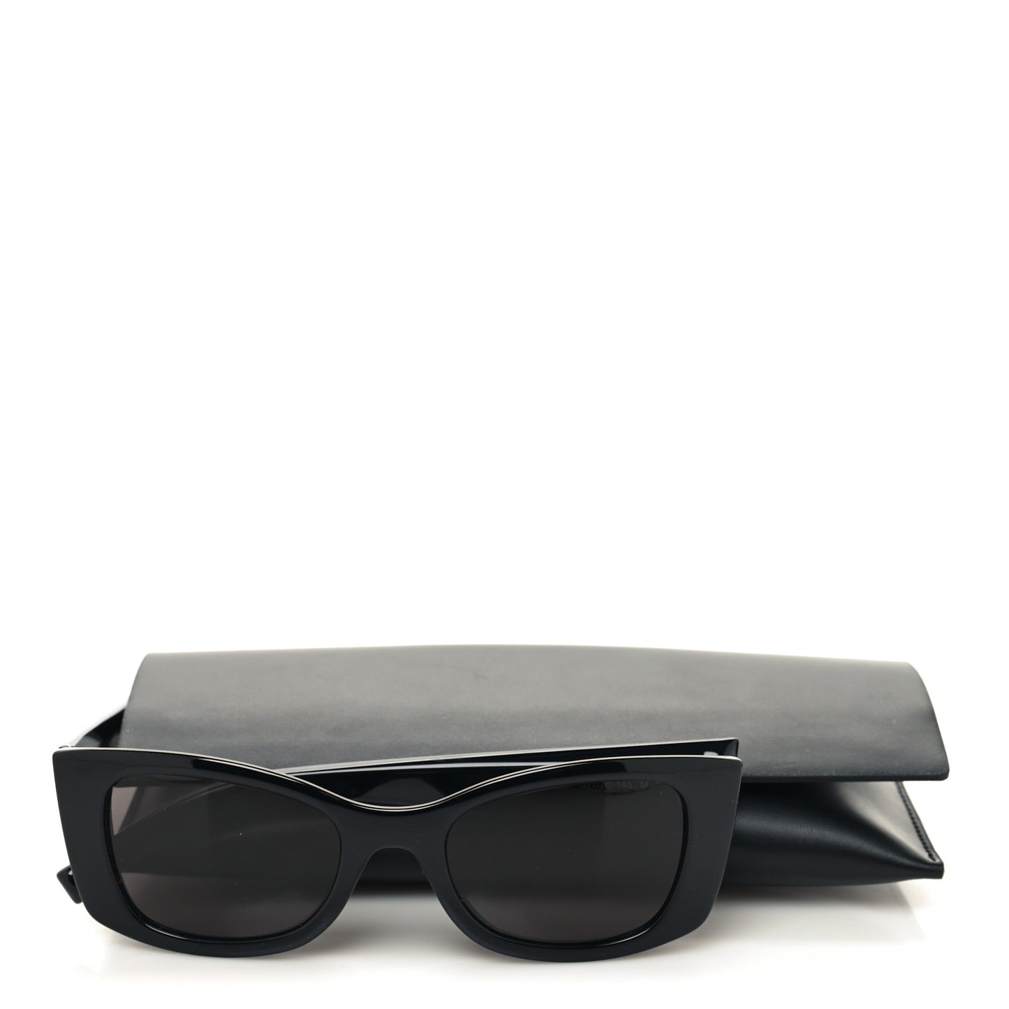 Acetate Ultra Cat Eye Sunglasses SL 593 Black