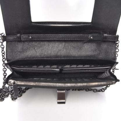 Proenza Schouler Lambskin PS1 Large Chain Wallet Black 5 of 11