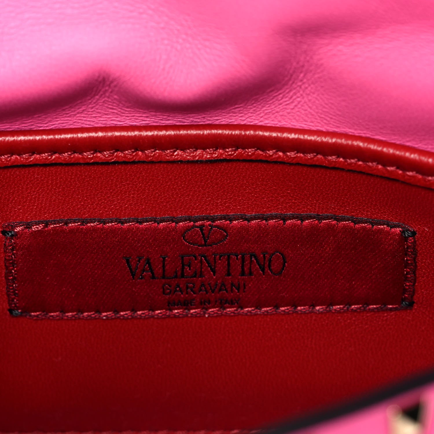 Valentino Garavani Nappa Small Rockstud Spike Shoulder Bag Feminine Pink 5 of 7