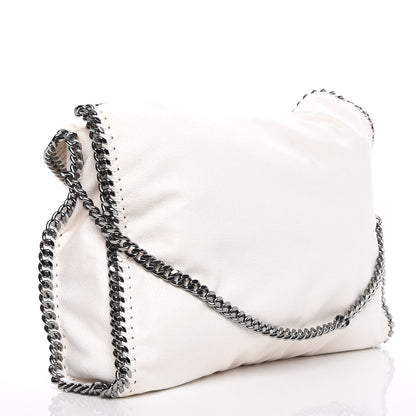 Stella McCartney Shaggy Deer Falabella Fold Over Tote Chalk 3 of 7