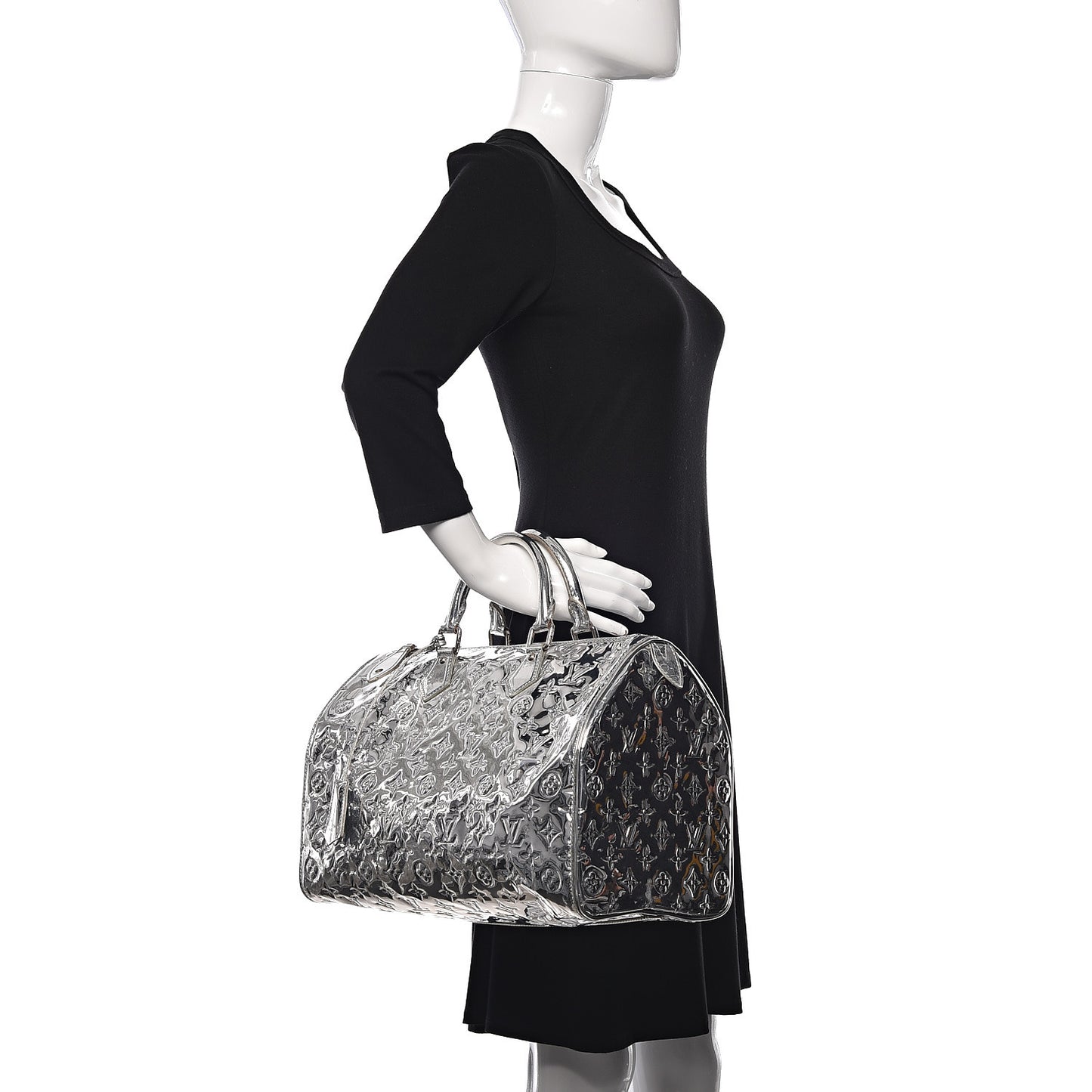 Monogram Miroir Speedy 35 Silver