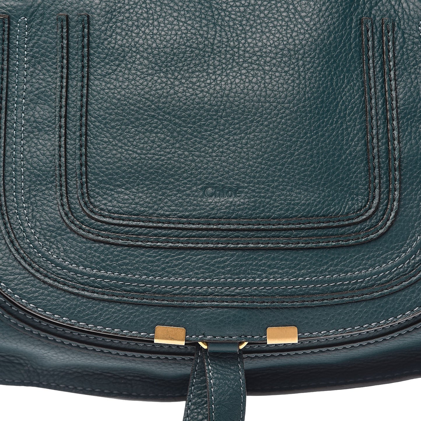 Calfskin Medium Marcie Satchel Navy Ink