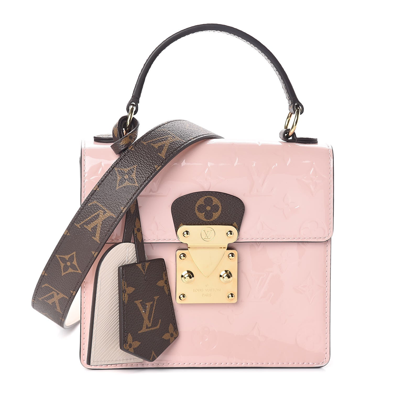 Louis Vuitton Vernis Epi Monogram Spring Street Rose Ballerine 1 of 8