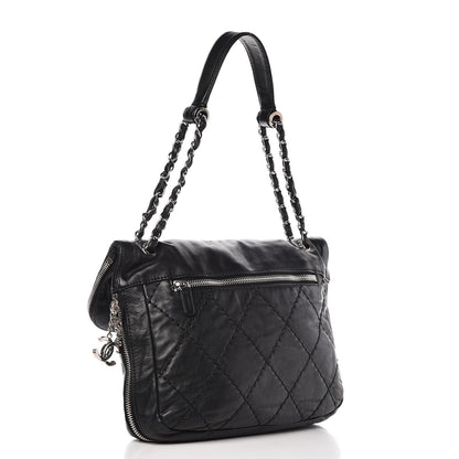 Chanel Calfskin Expandable Flap Black 3 of 7