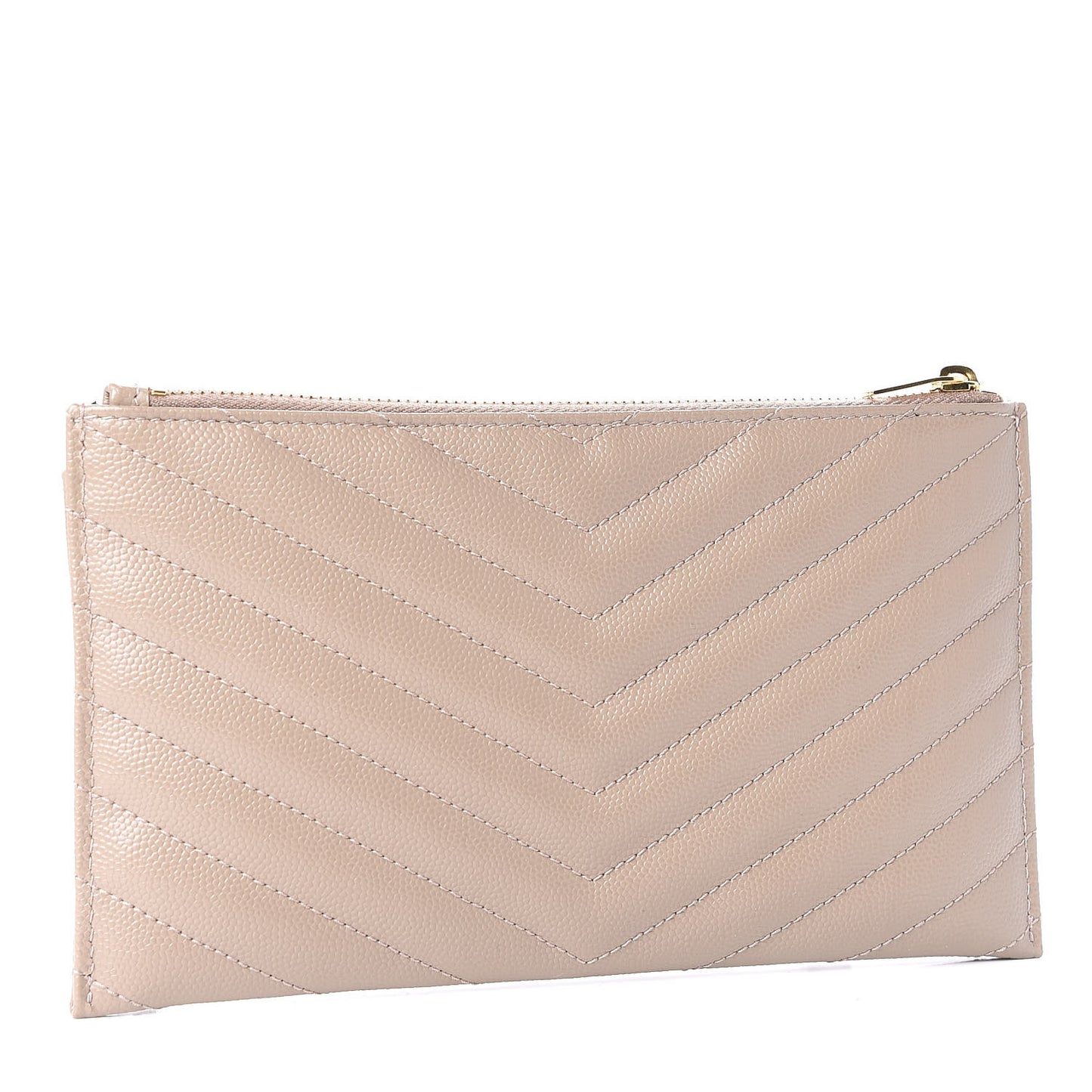 Grain De Poudre Chevron Monogram Bill Pouch Rose Poudre