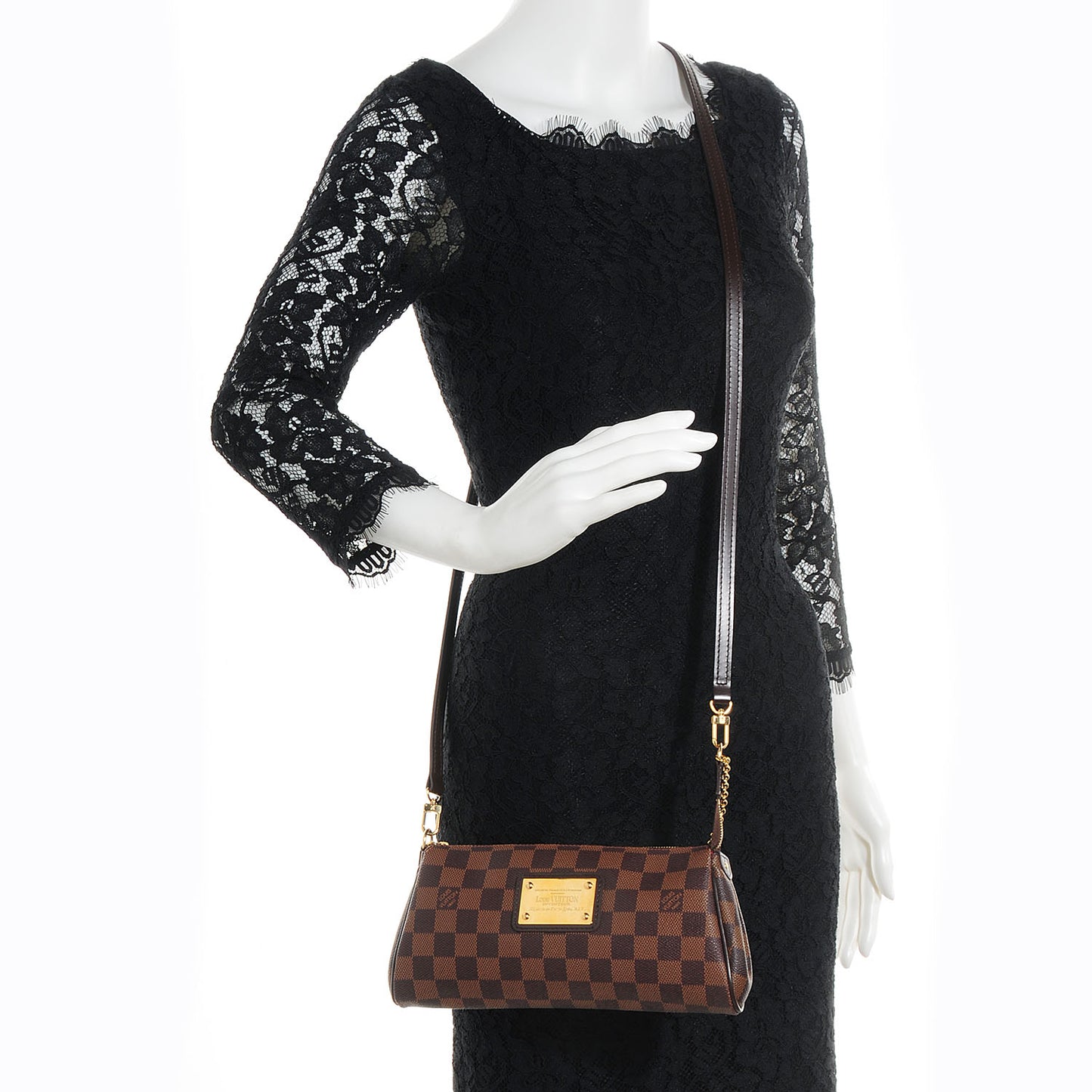 Damier Ebene Eva Clutch