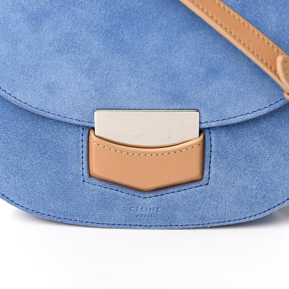 Celine Suede Small Trotteur Porcelain 9 of 9