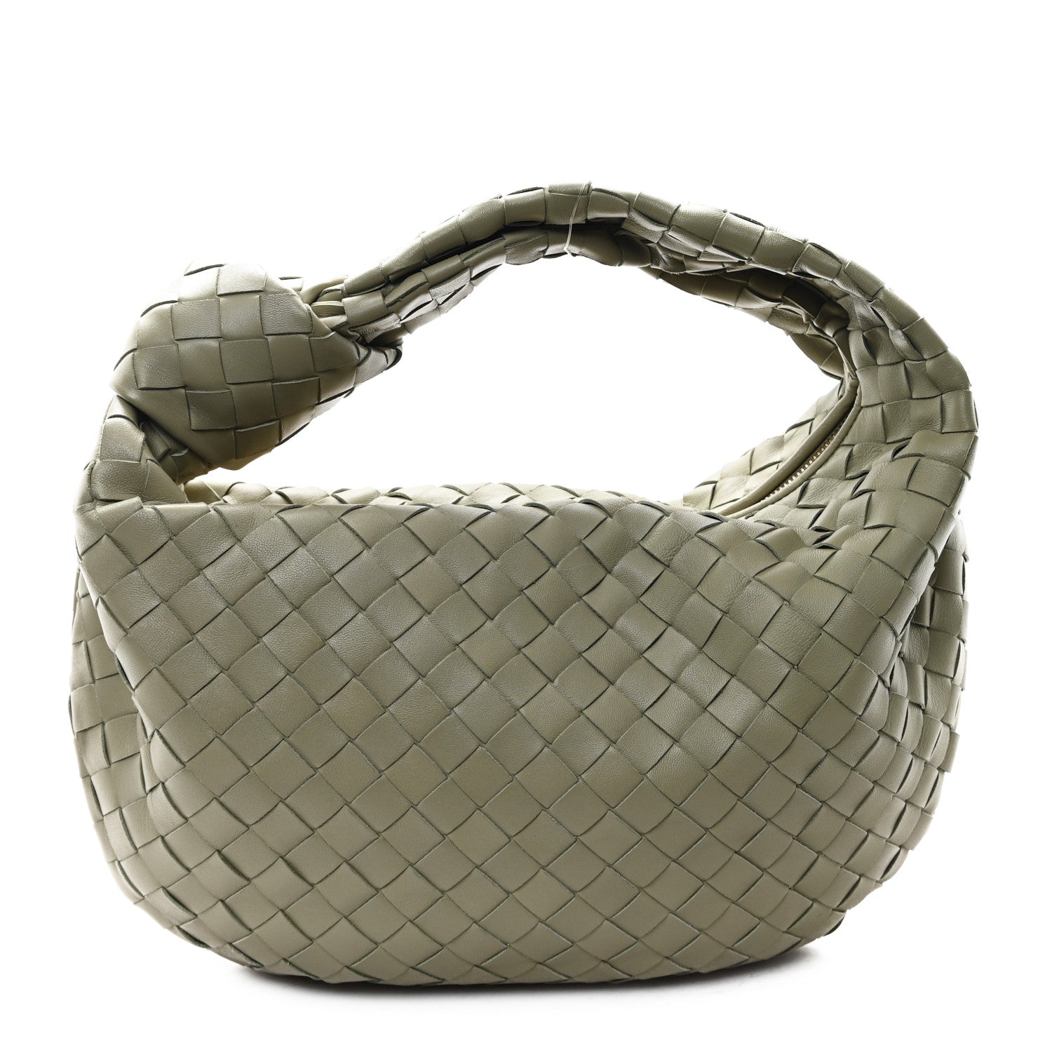 Bottega Veneta Nappa Intrecciato Teen Jodie Hobo Travertine 1 of 10