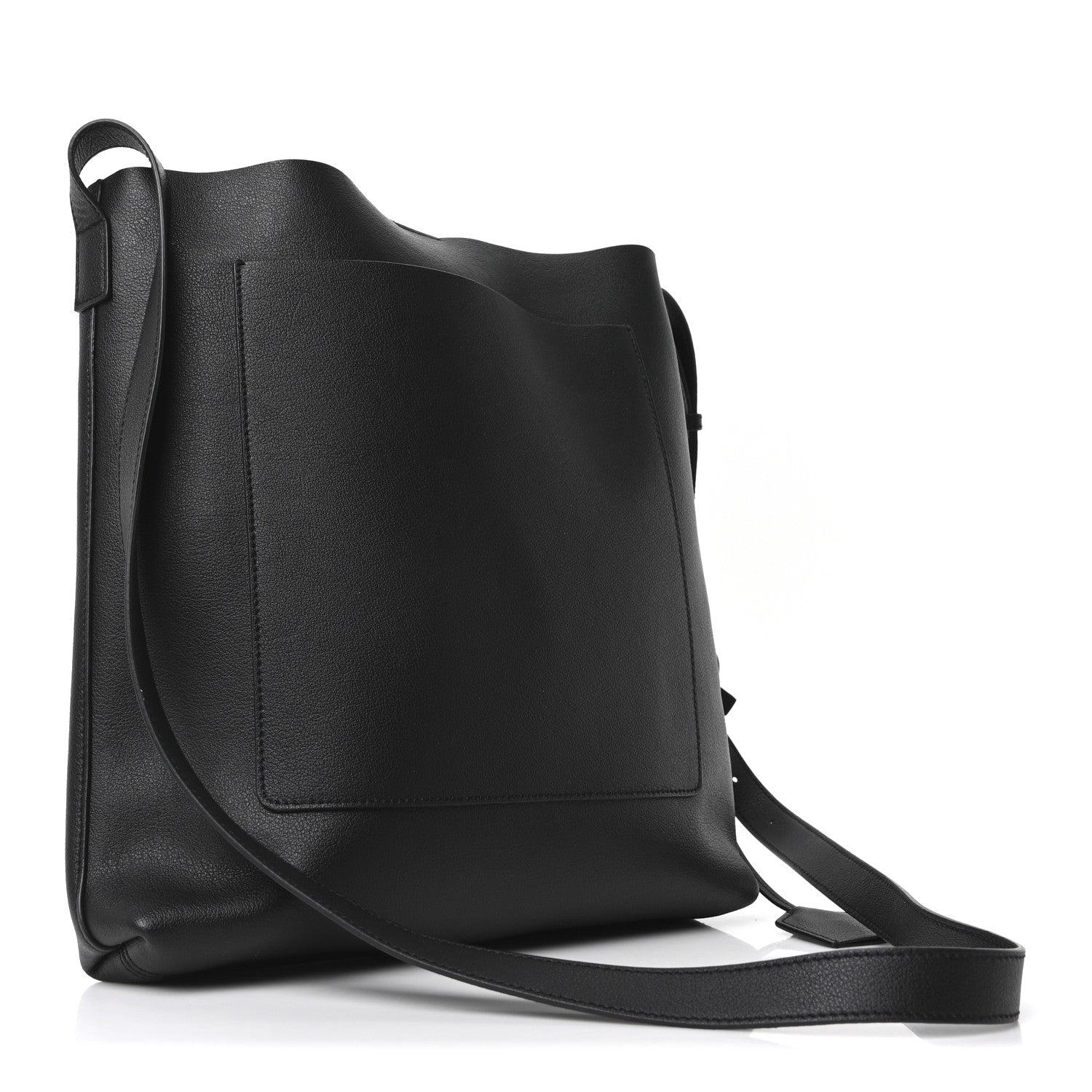 Saint Laurent Calfskin Bold Messenger Black 3 of 10