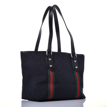 Gucci Monogram Medium Jolicoeur Tote Black 5 of 17