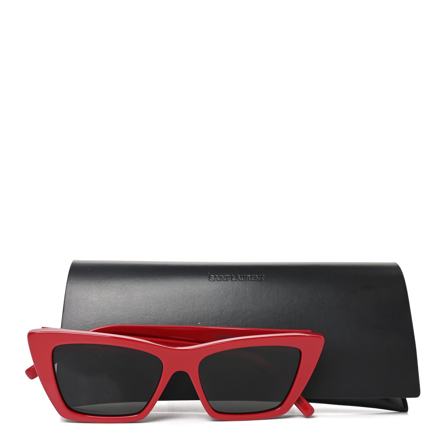 Mica SL 276 Acetate Cat Eye Sunglasses Red