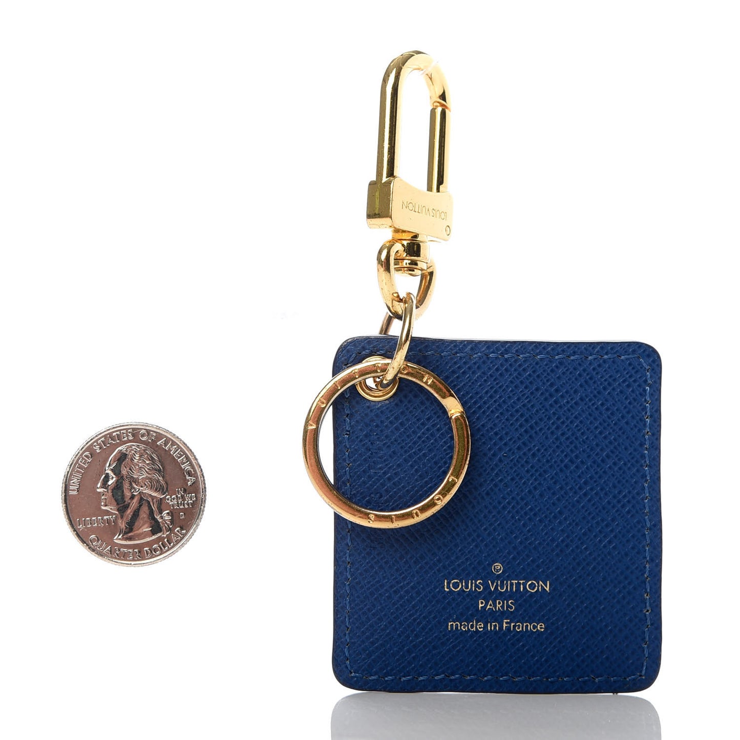 Damier Azur Illustre Groom Key Holder
