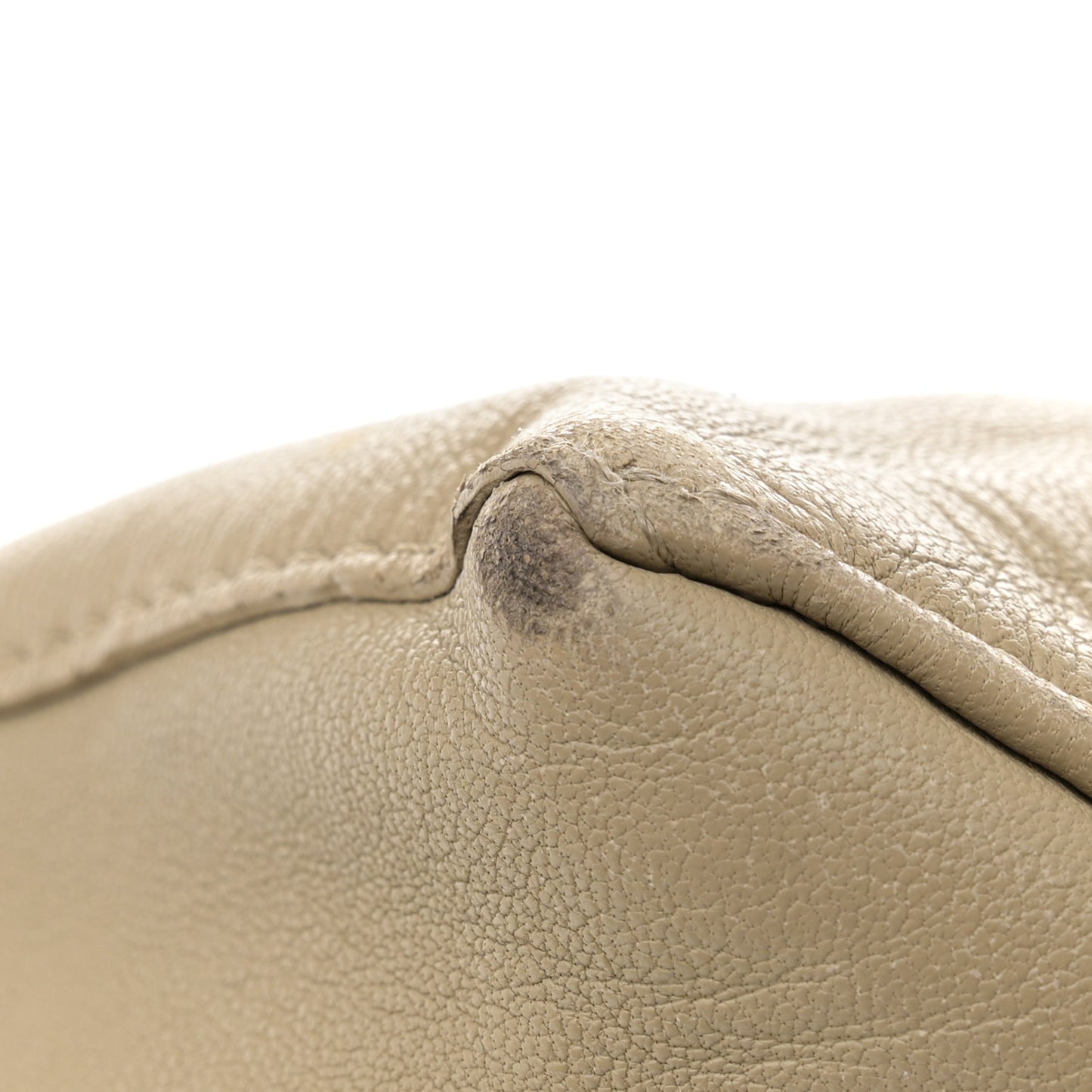 Lambskin Horizontal Cabas Beige
