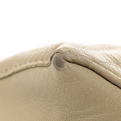 Celine Lambskin Horizontal Cabas Beige 18 of 20
