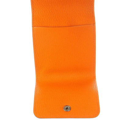 Hermes Chevre Post It Notepad Holder GM w Refill Orange 8 of 8