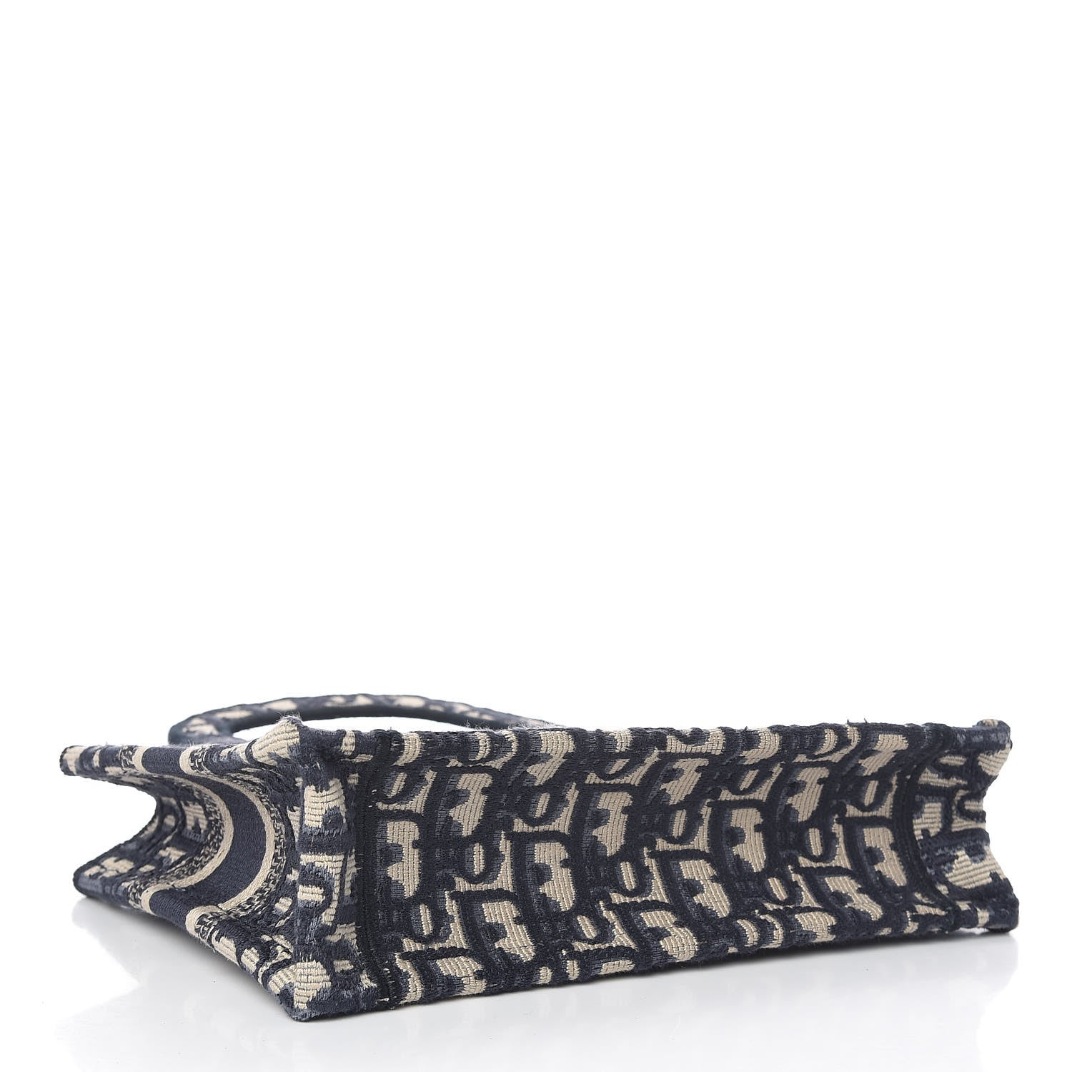 Christian Dior Oblique Mini Book Tote Blue Multicolor 4 of 11