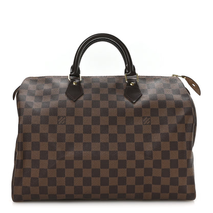 Louis Vuitton Damier Ebene Speedy 35 1 of 11
