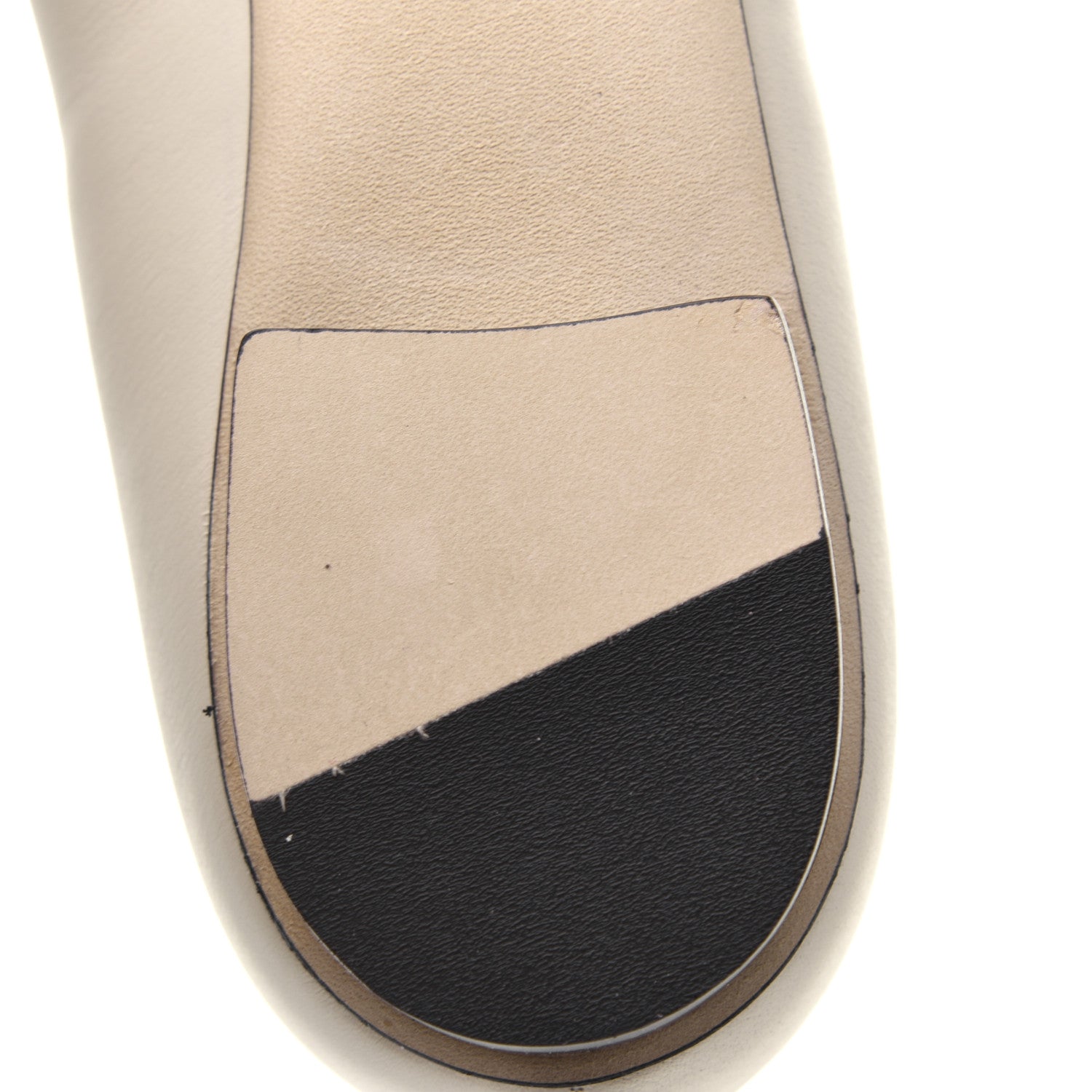Gucci Calfskin Horsebit Ballerina Flats 38 White 11 of 13