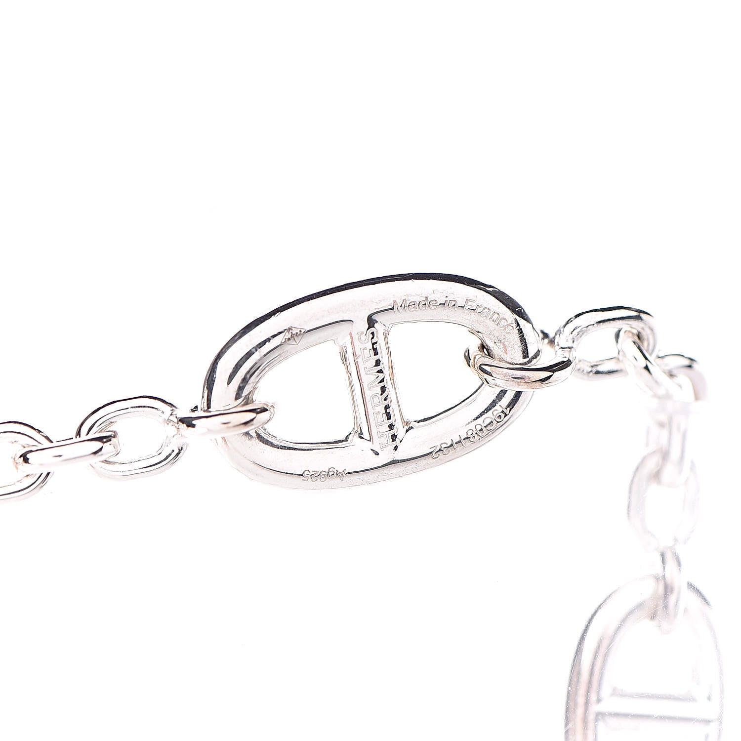 Hermes Sterling Silver Farandole Necklace 120 4 of 6