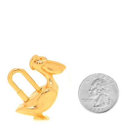 Hermes Pelican Cadena Lock Gold 2 of 4