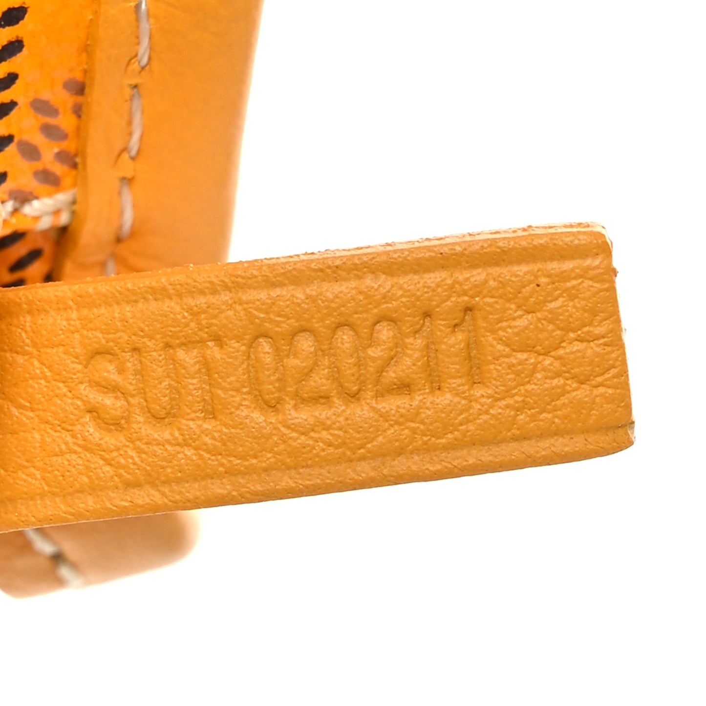 Goyardine Reversible Mini Anjou Yellow