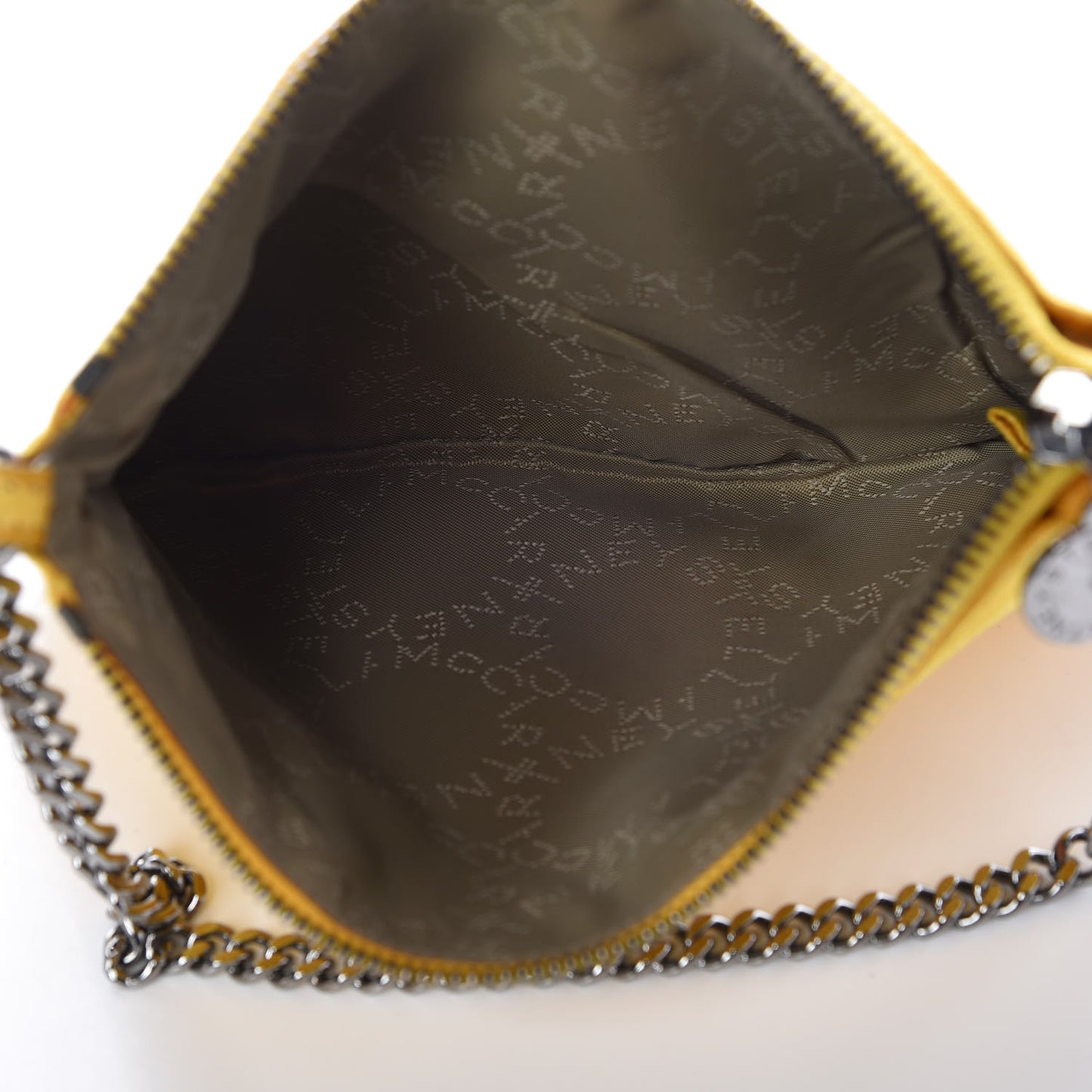 Shaggy Deer Quilted Falabella Wristlet Yellow