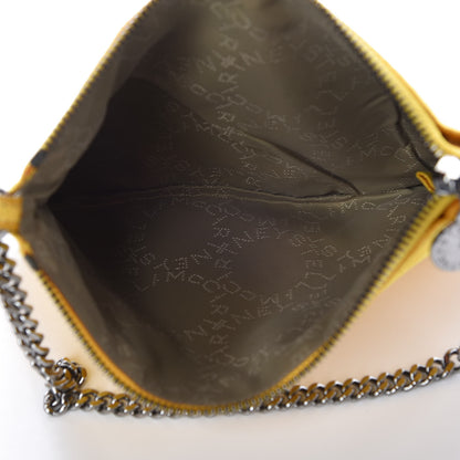 Stella McCartney Shaggy Deer Quilted Falabella Wristlet Yellow 5 of 9