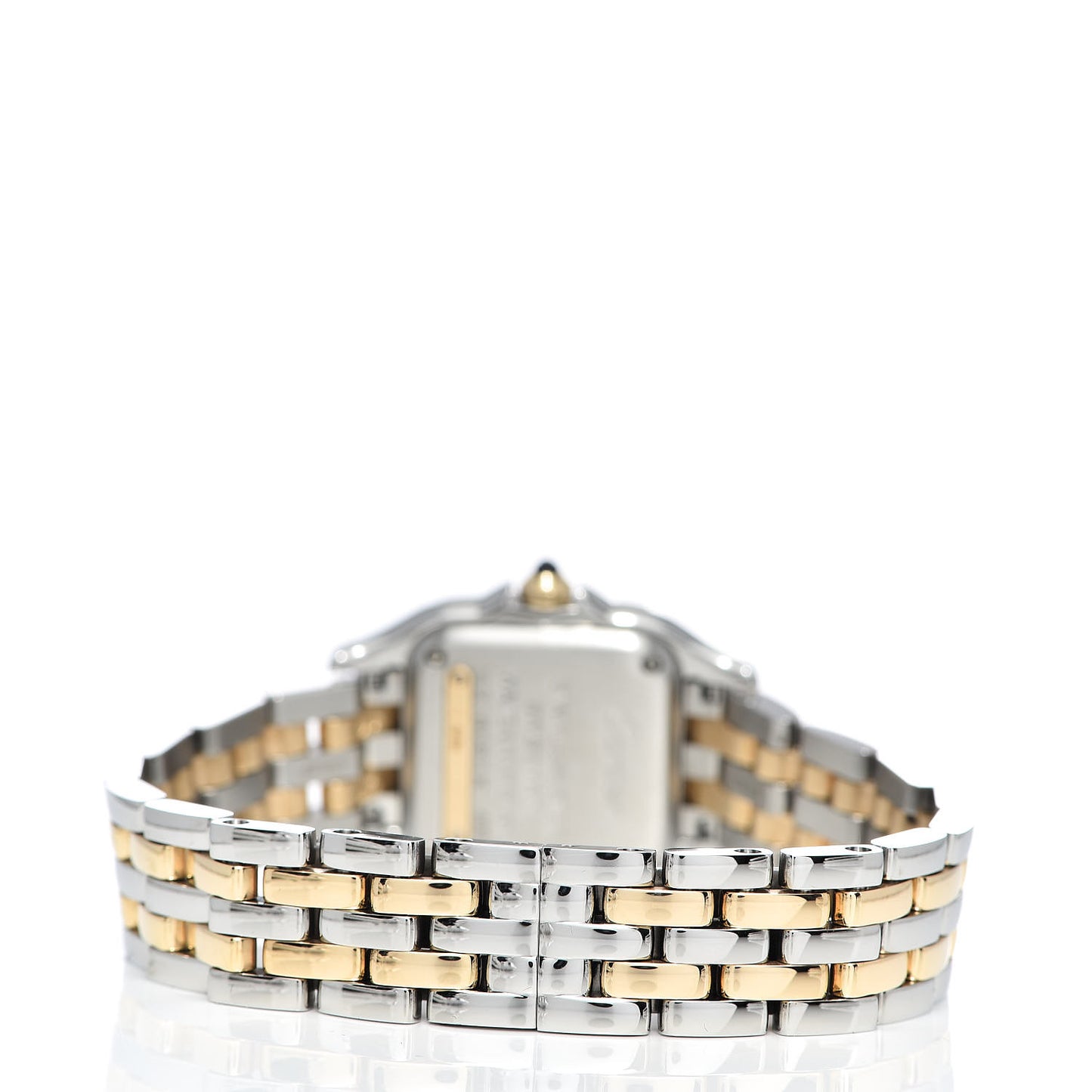 Stainless Steel 18K Yellow Gold 22mm Panthere Quartz Watch