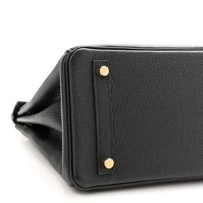 Hermes Togo Birkin 25 Black 9 of 11
