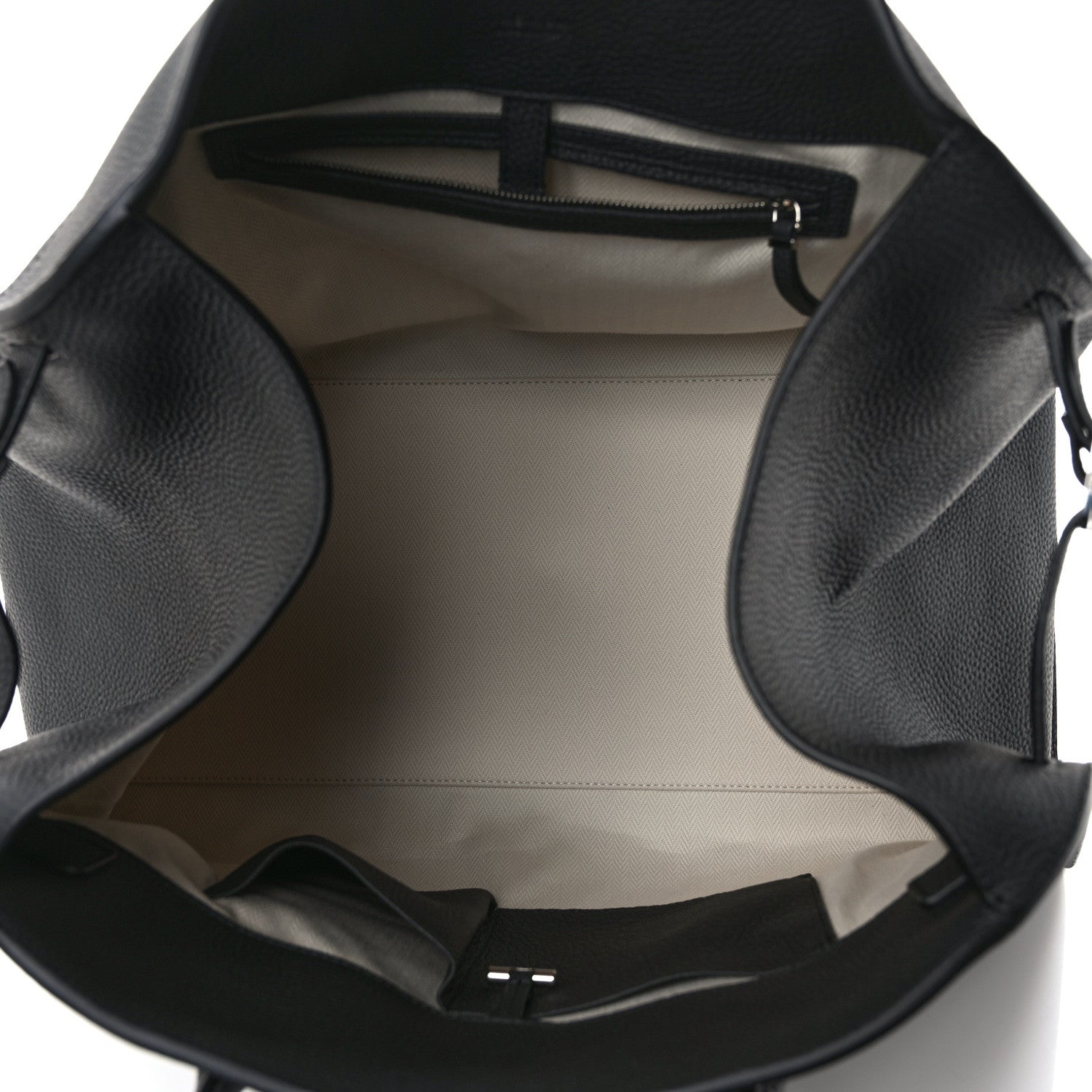 The Row Grained Calfskin Soft Margaux 17 Black 5 of 8