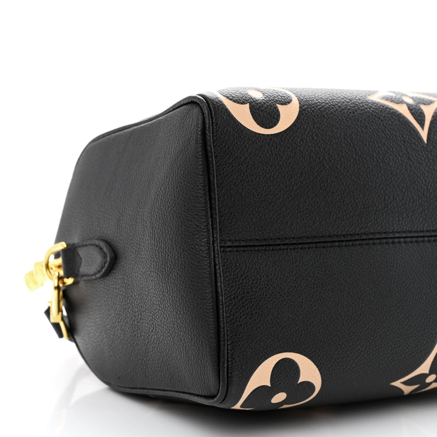Empreinte Monogram Giant Speedy Bandouliere 25 Black Beige