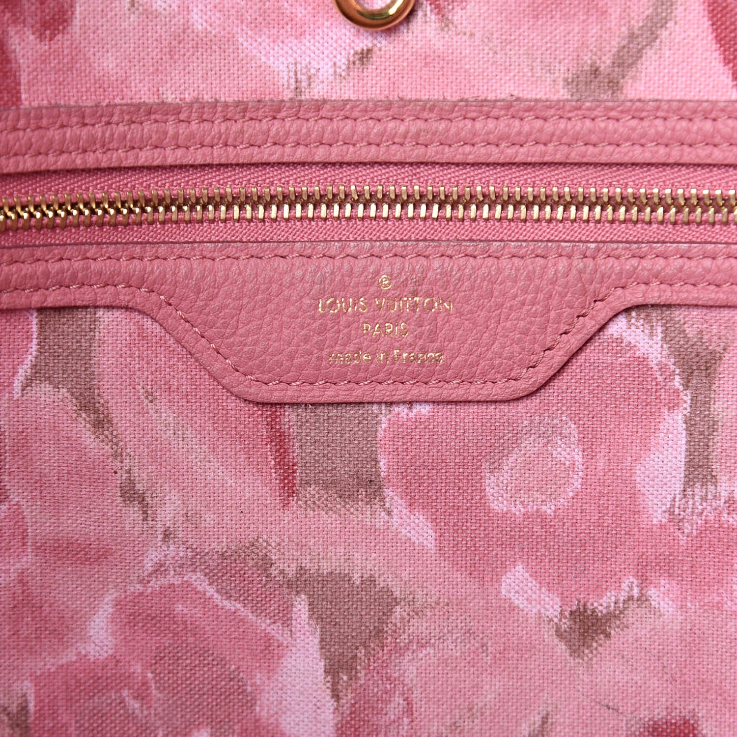 Louis Vuitton Monogram Articles de Voyage Ikat Neverfull GM Rose Velours 9 of 16