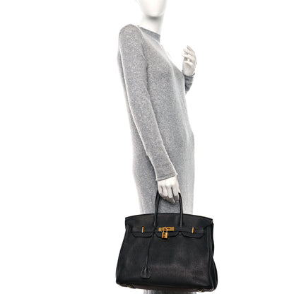Hermes Togo BIRKIN 35 Black 2 of 38