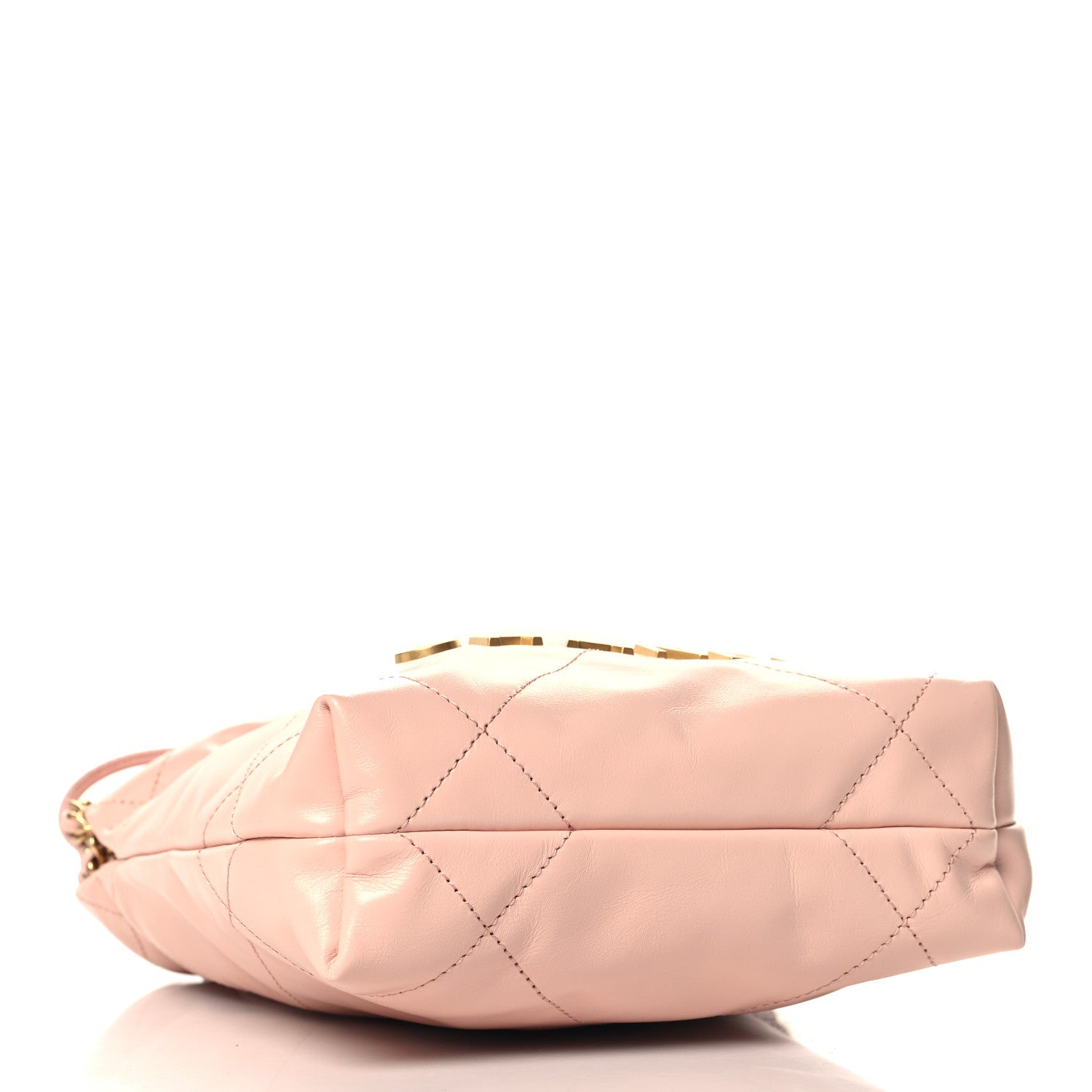Chanel Shiny Calfskin Quilted Mini Chanel 22 Light Pink 4 of 11