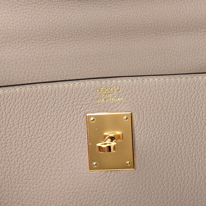 Hermes Togo Kelly Retourne 32 Gris Tourterelle 5 of 9
