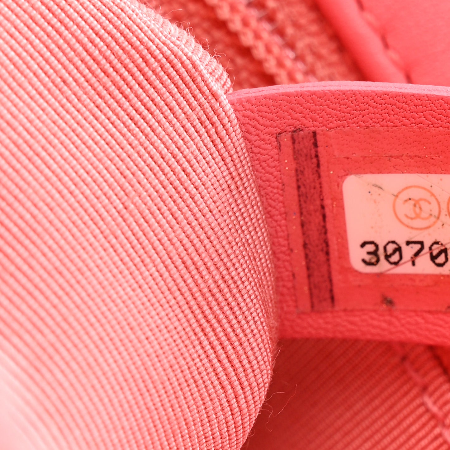 Sequin Quilted Medium Chanel 19 Flap Coral