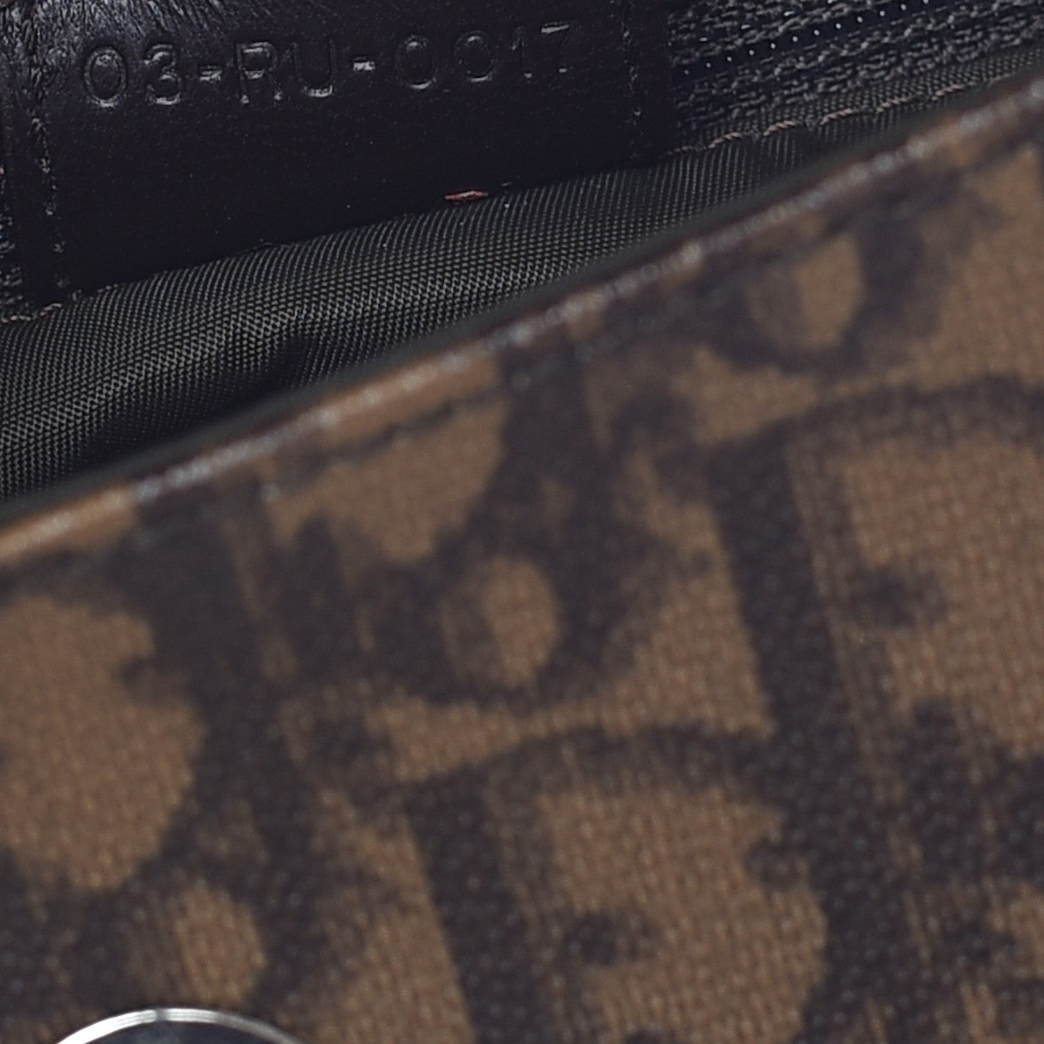 Christian Dior Monogram Romantique Trotter Bag Brown 7 of 8
