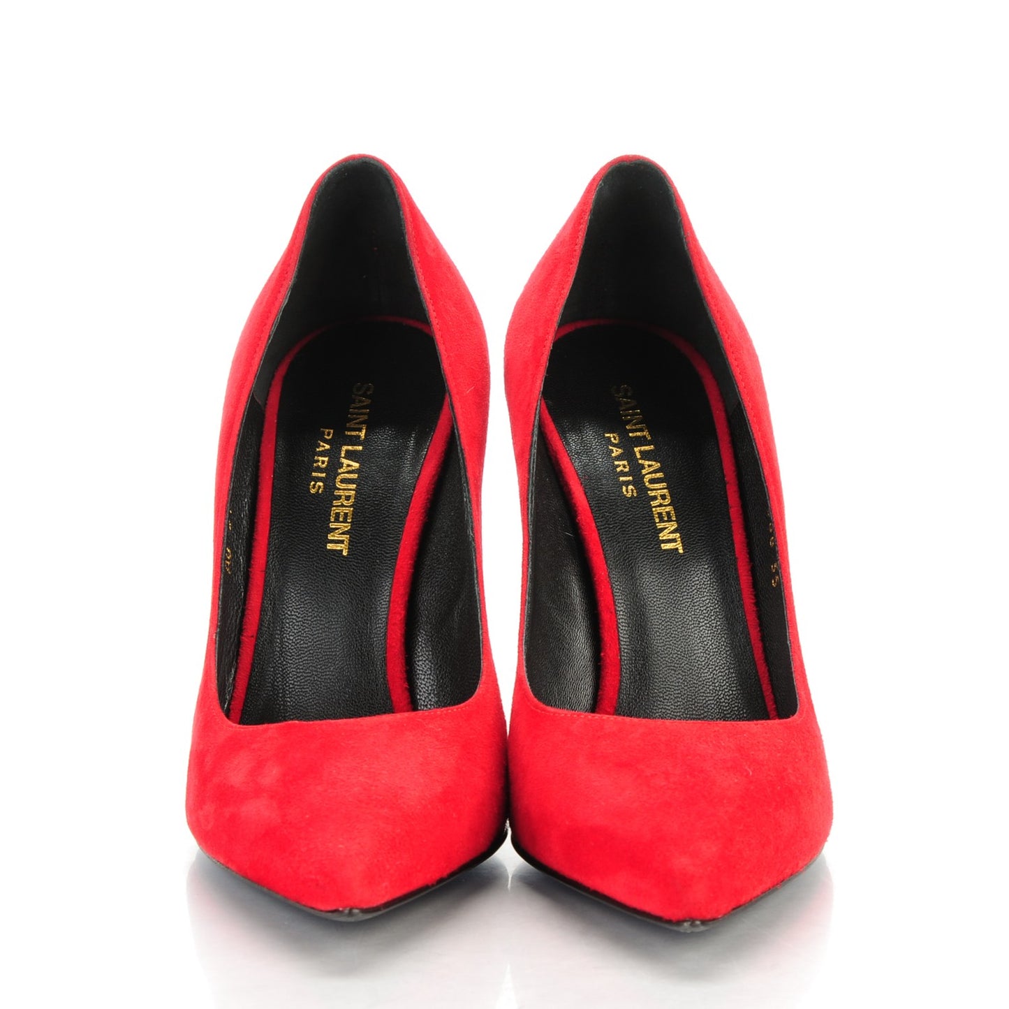Kid Scamosciato Classic Paris 105 Skinny Pumps 35 New Red