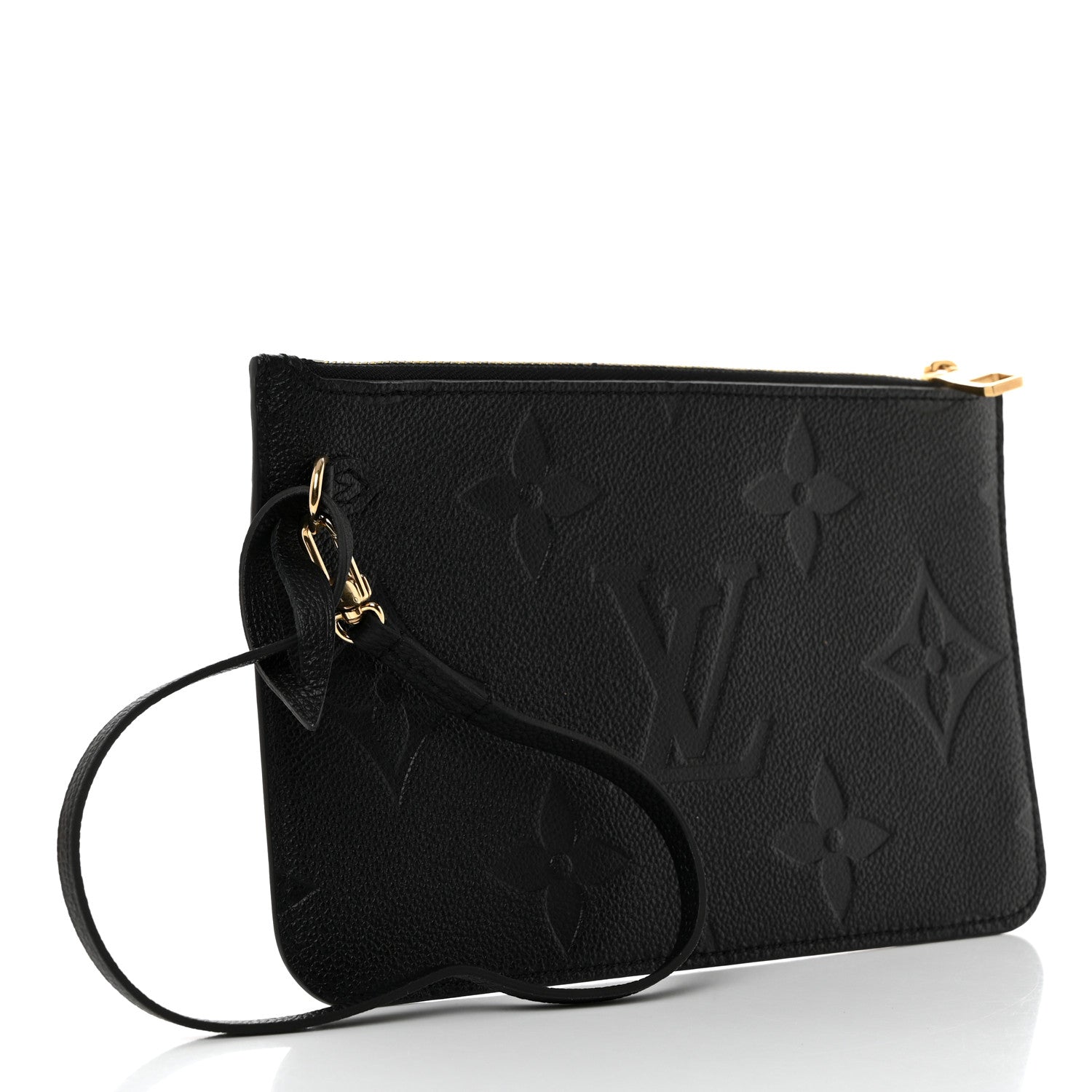 Louis Vuitton Empreinte Monogram Giant Neverfull MM Pochette Black 3 of 7
