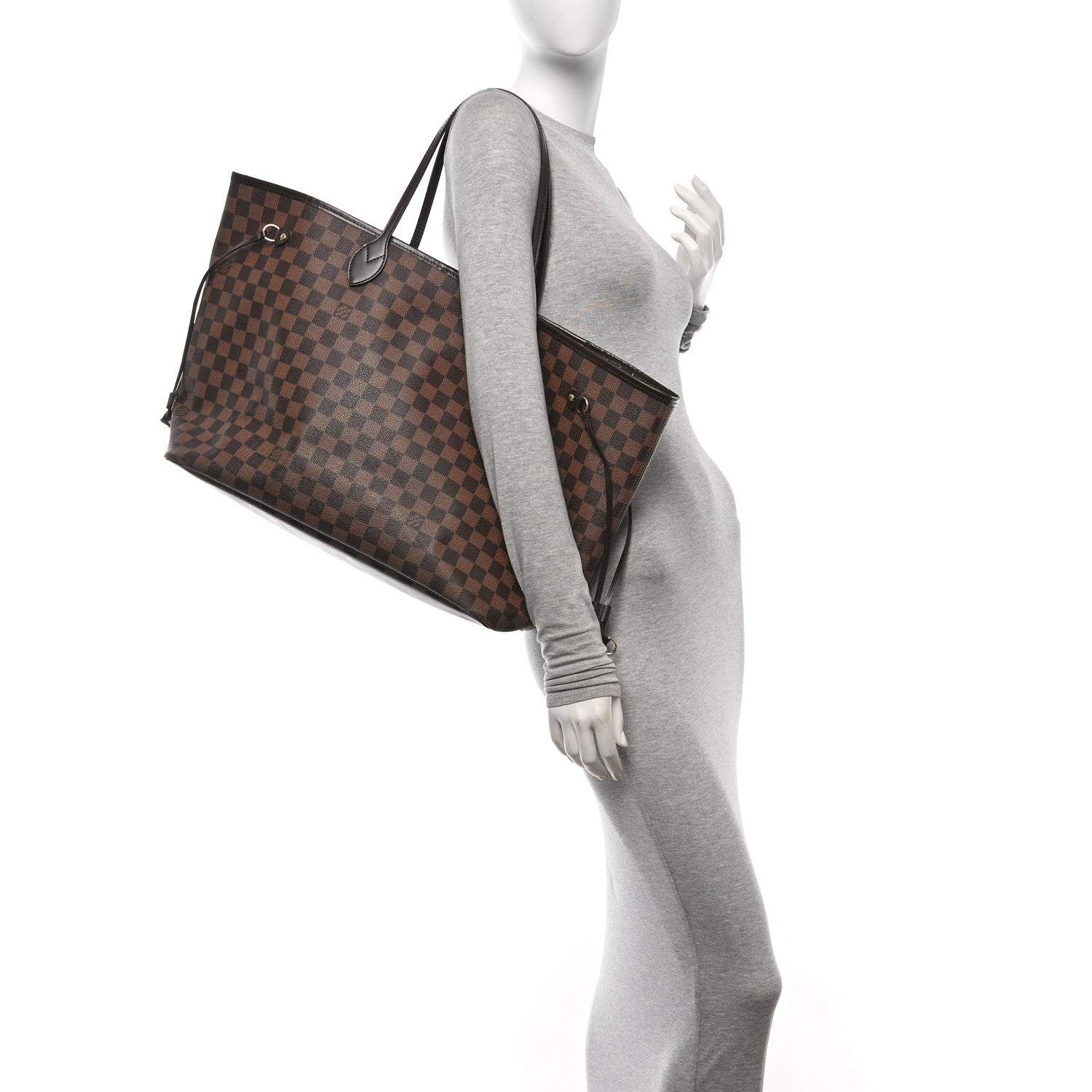 Louis Vuitton Damier Ebene Neverfull GM 2 of 9