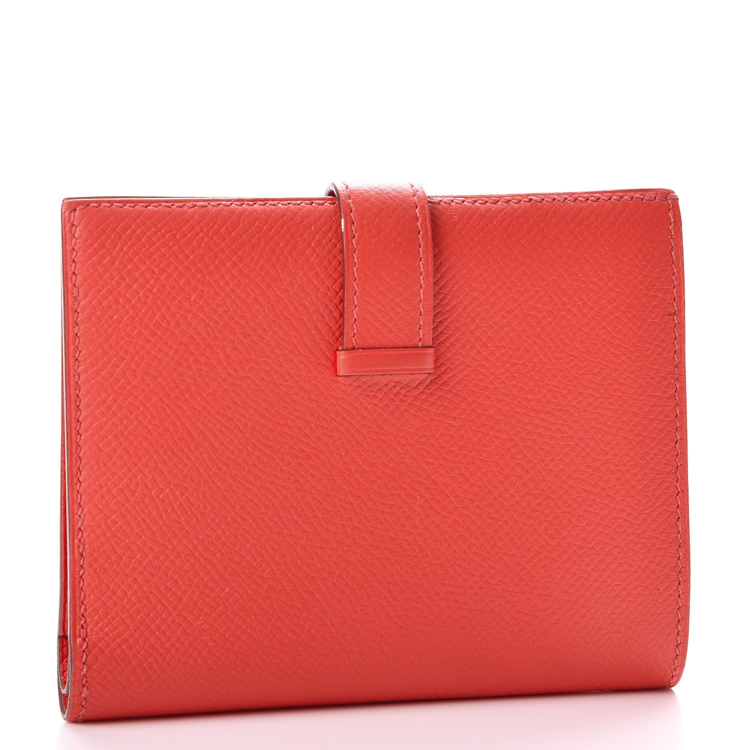Hermes Epsom Bearn Compact Wallet Rose Jaipur 3 of 8