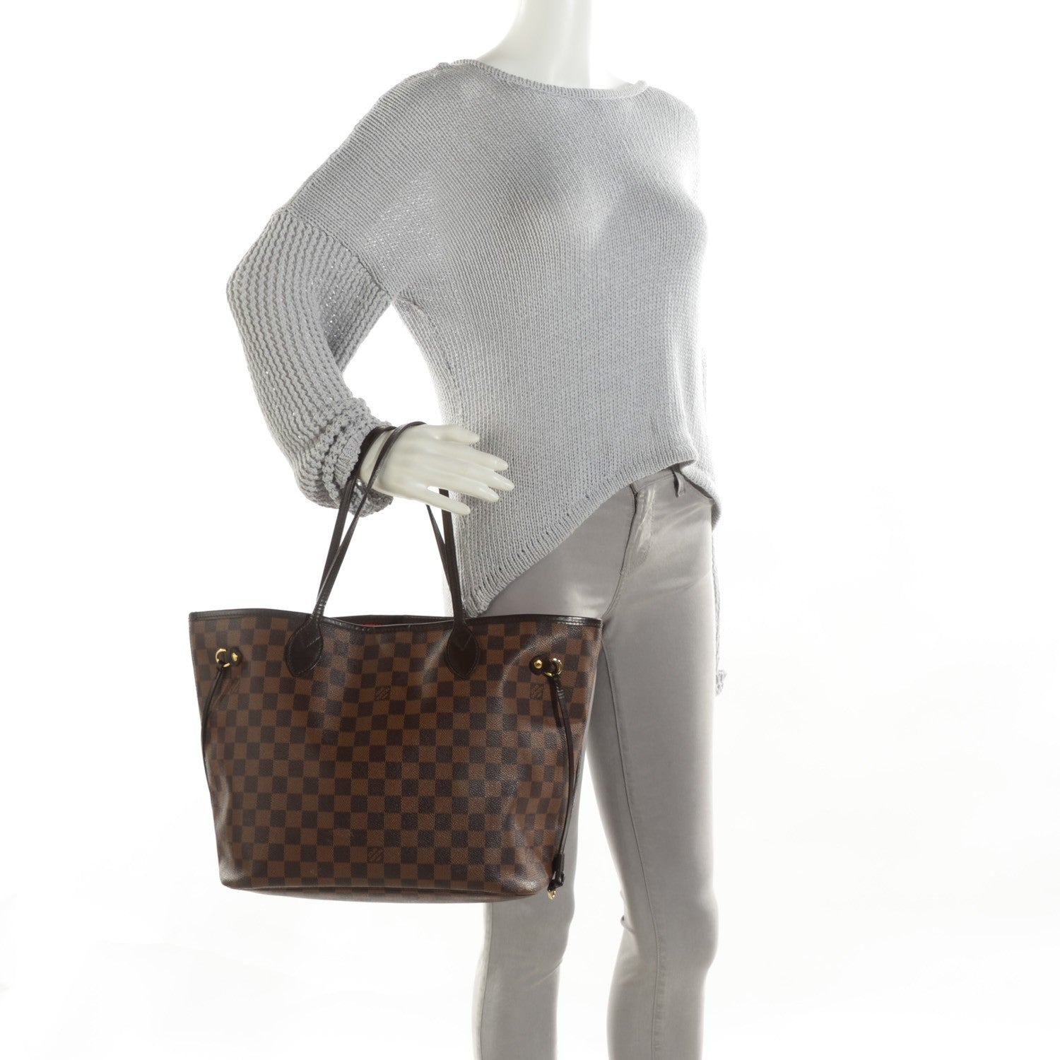 Louis Vuitton Damier Ebene Neverfull MM 2 of 8