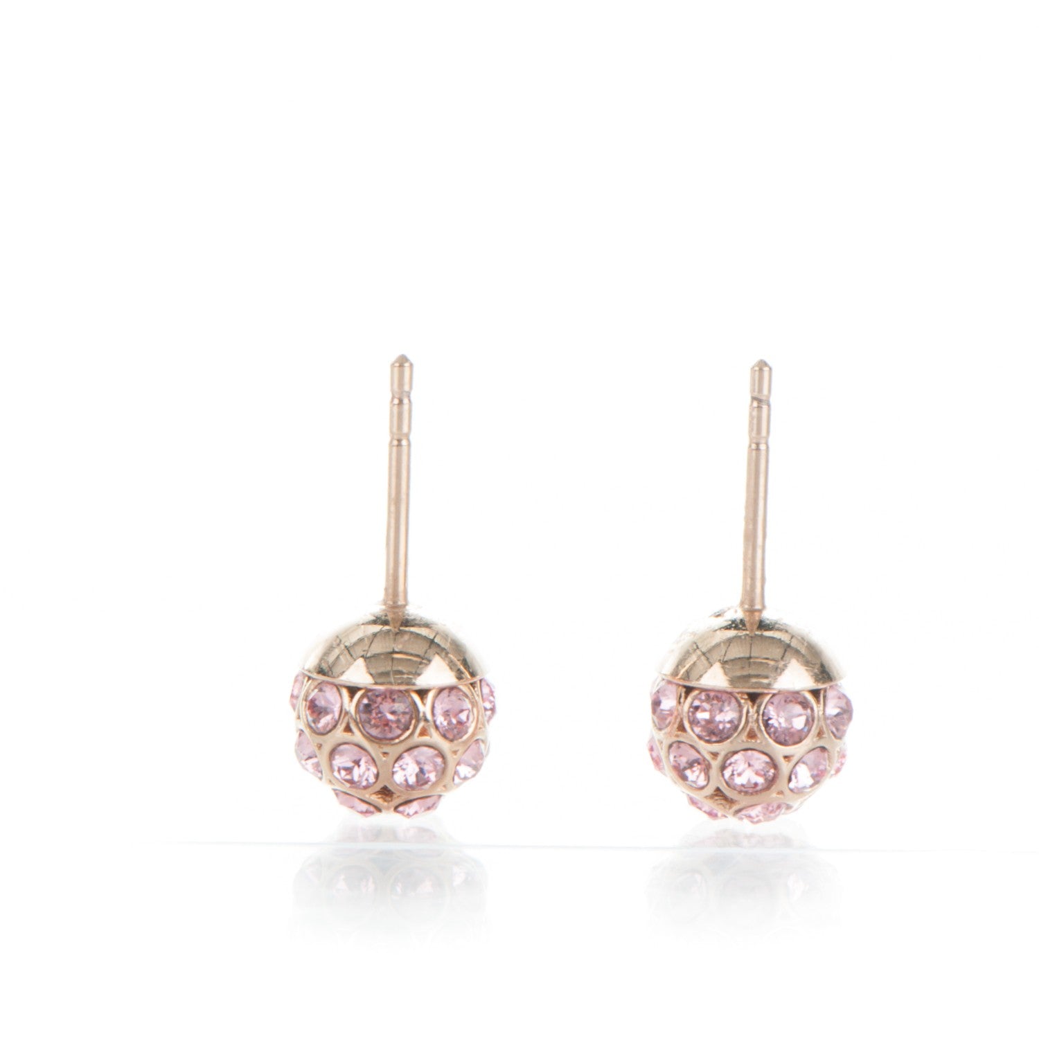 Christian Dior Crystal Mise En Dior Tribal Earrings Pink Gold 5 of 6