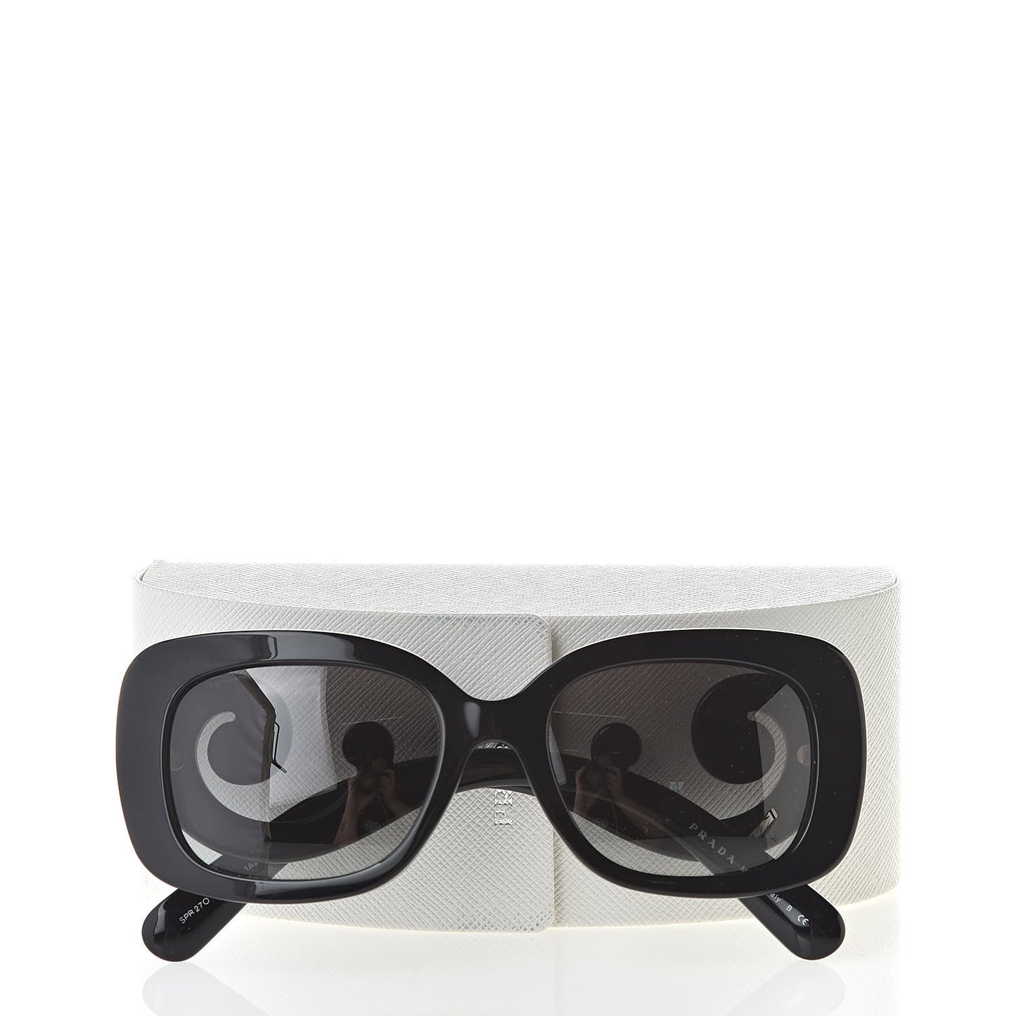 Acetate Baroque Sunglasses SPR 27O Black