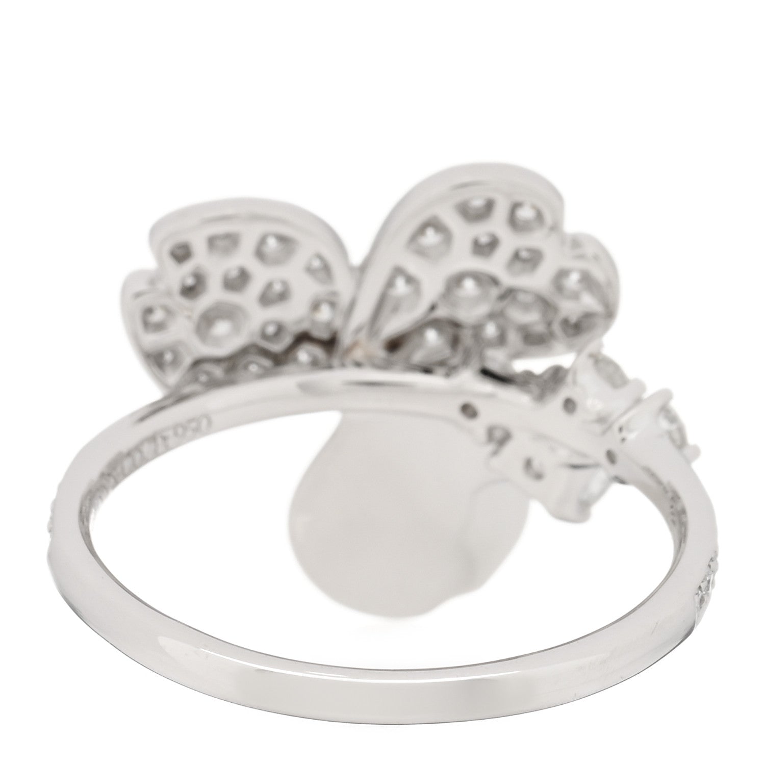 Tiffany Platinum Diamond Paper Flowers Mixed Cluster Ring 49 5 3 of 5
