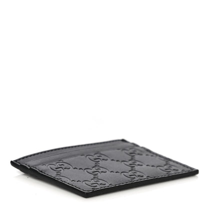 Gucci Guccissima Card Holder Black 4 of 9