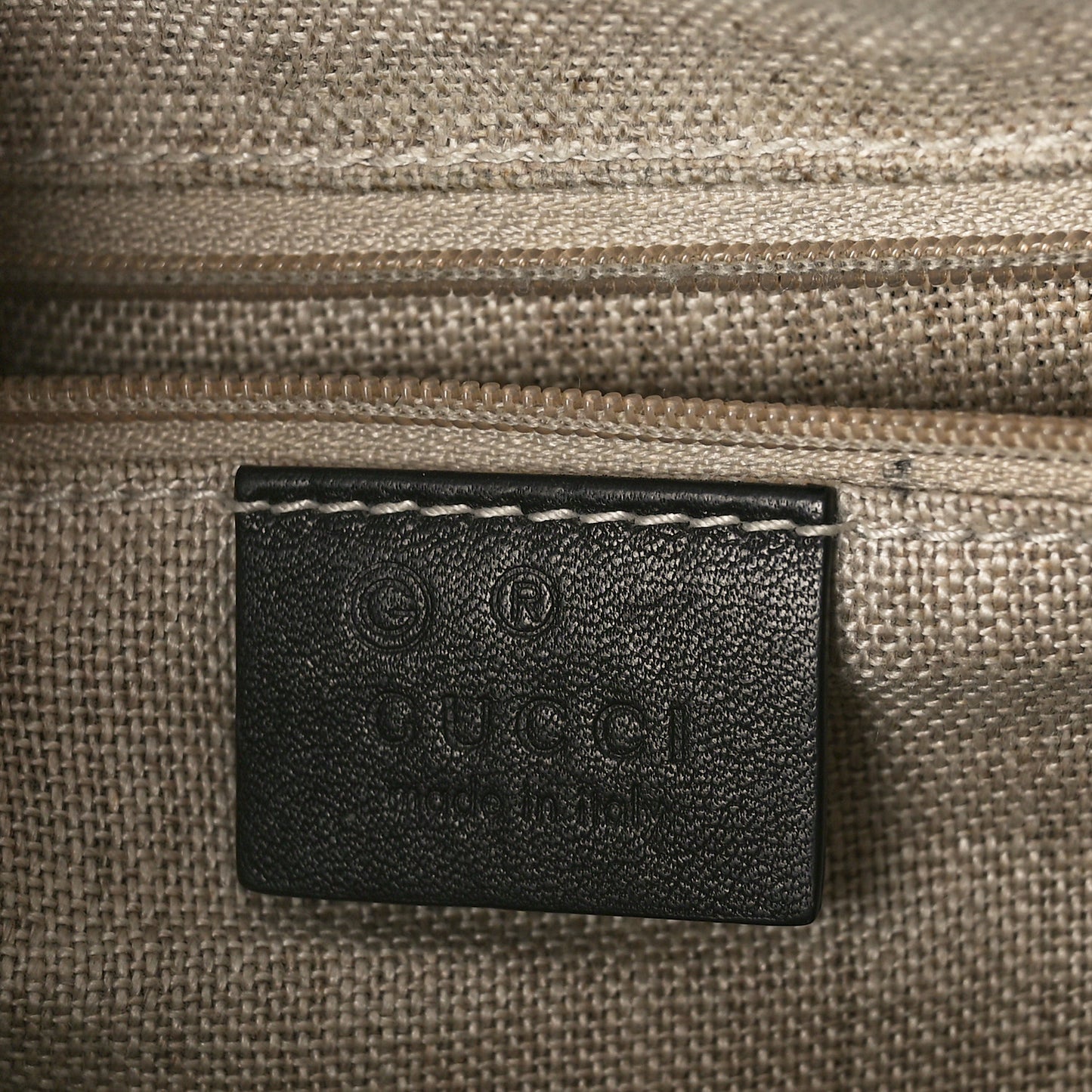 Microguccissima Drawstring Backpack Black