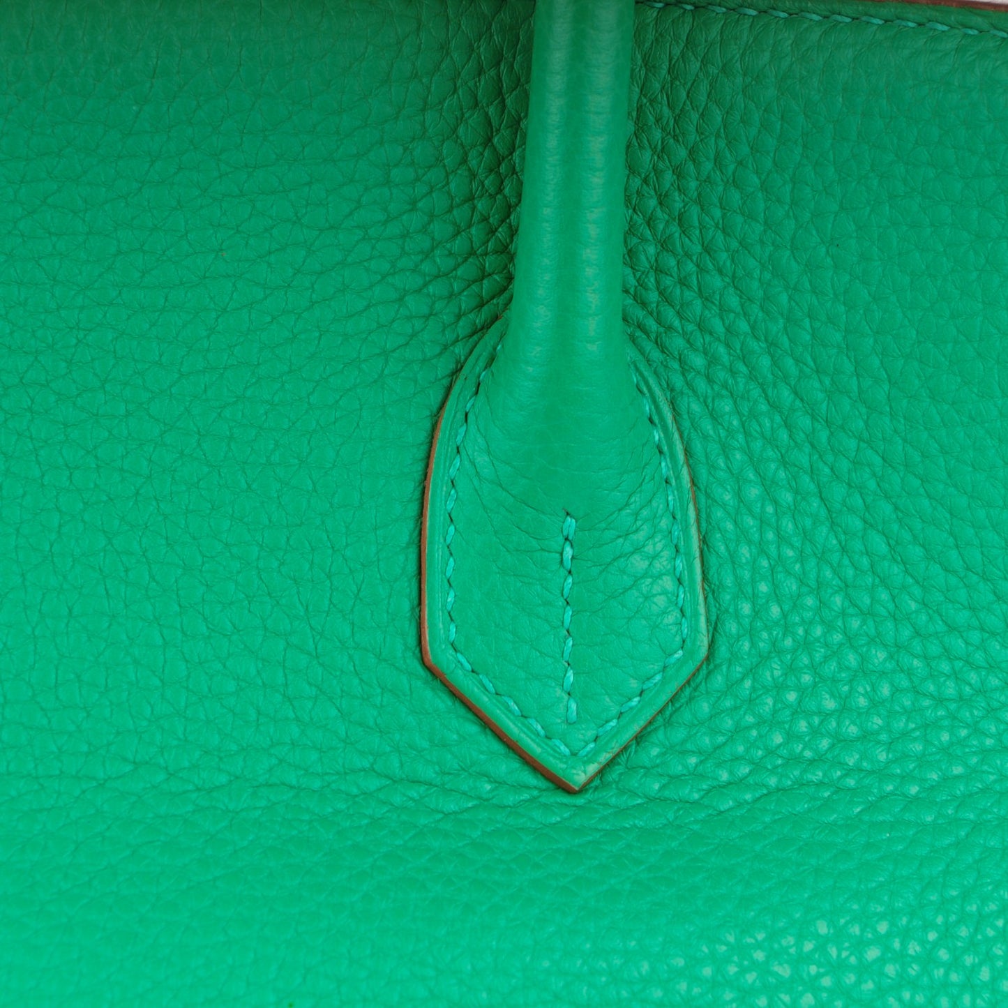 Taurillon Clemence Birkin 35 Menthe