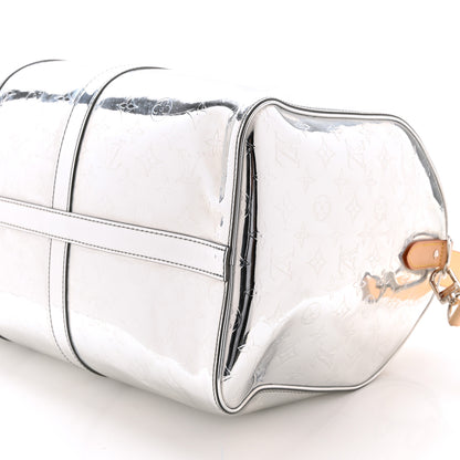 Louis Vuitton Monogram Mirror Keepall Bandouliere 50 Silver 8 of 8